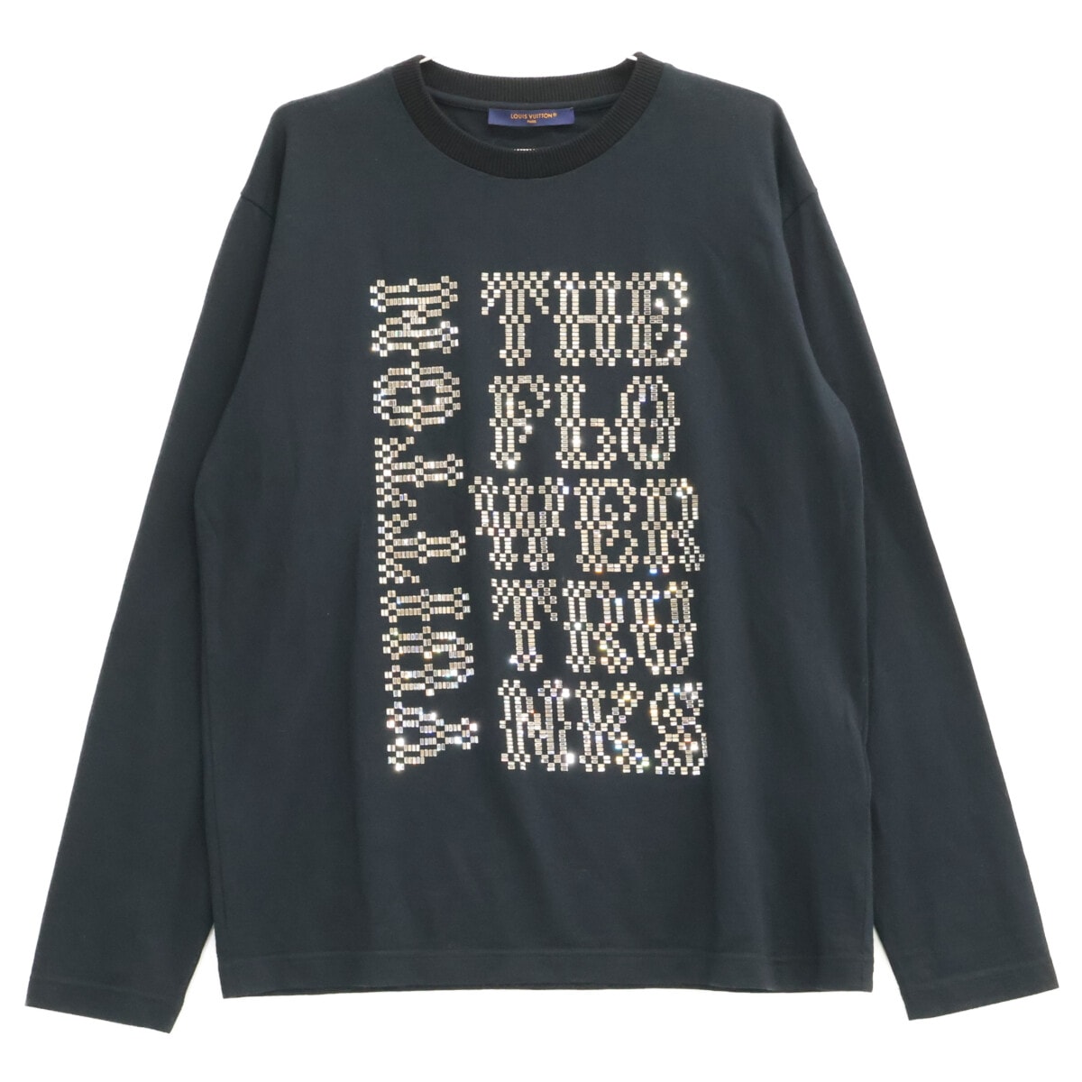 ルイヴィトン 【美品/国内正規/24年製】RM241M SQ6 HQY34W エンベリッシュド ロングスリーブ ニットソー M