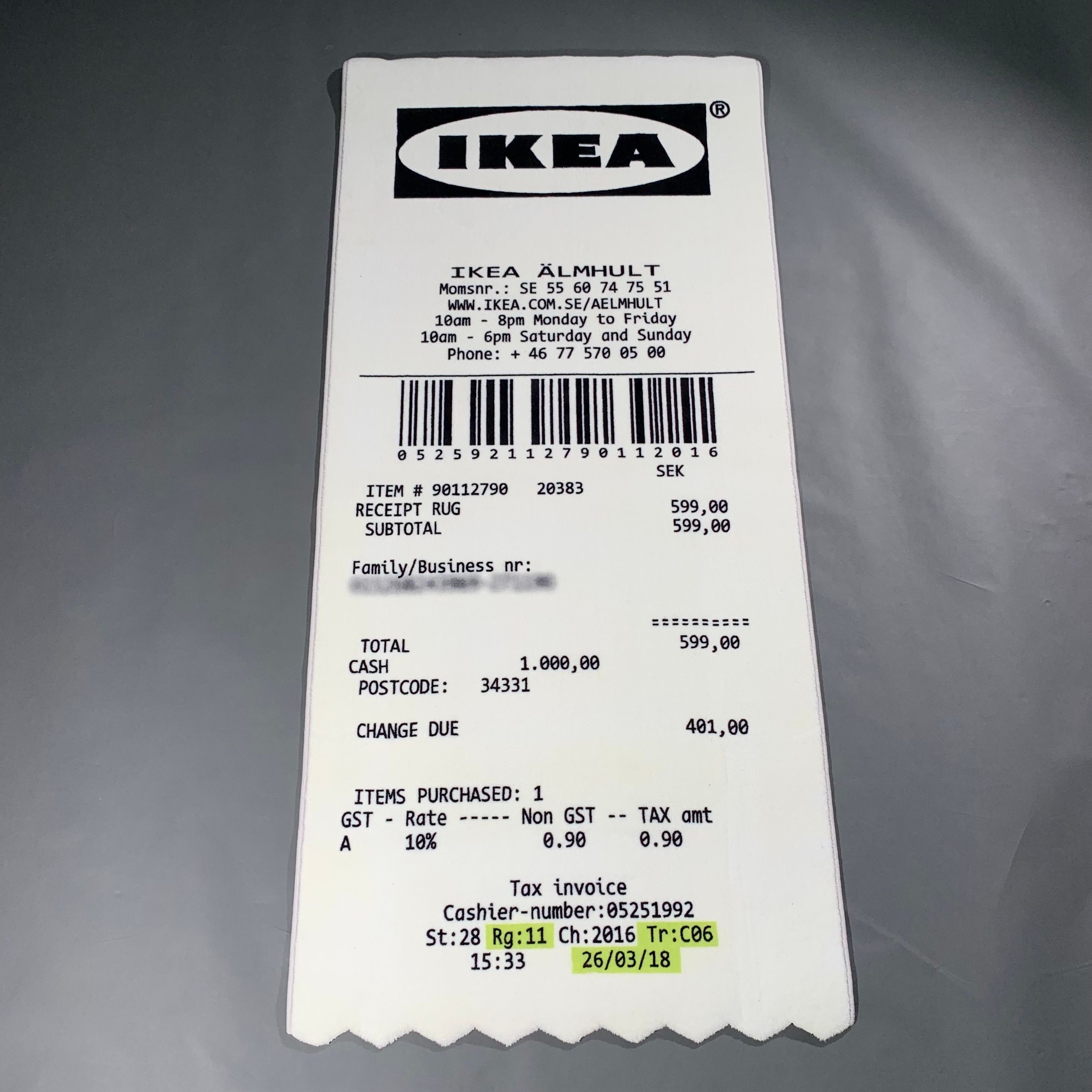 OFF-WHITE / IKEA MARKERAD 