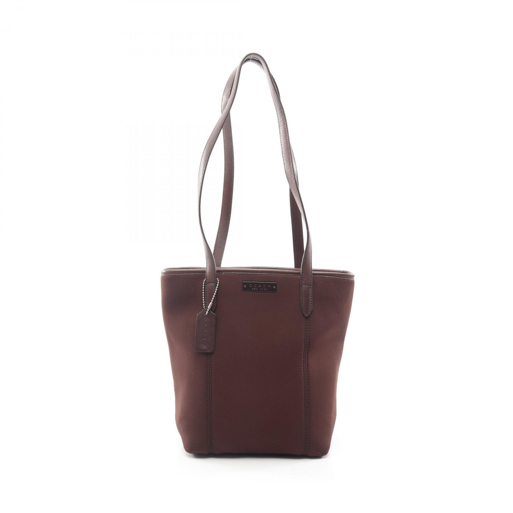 コーチ COACH ネオコレクション トートバッグ バッグ レザー ポリウレタン レディース ブラウン系 6201 【中古】