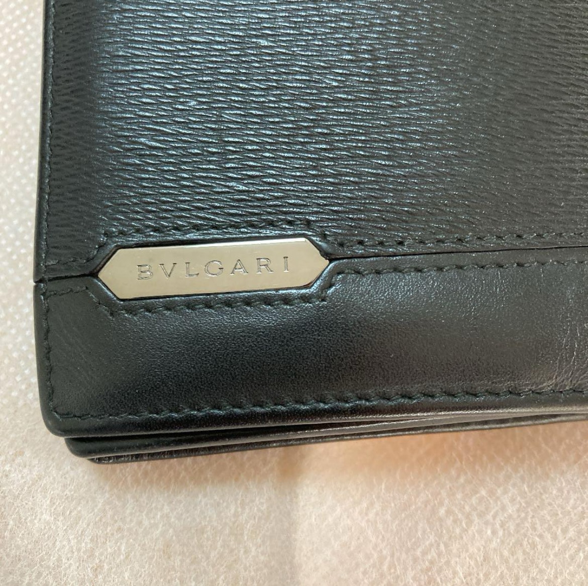 BVLGARI Serpenti Scaglie Man Bifold Wallet "Black"