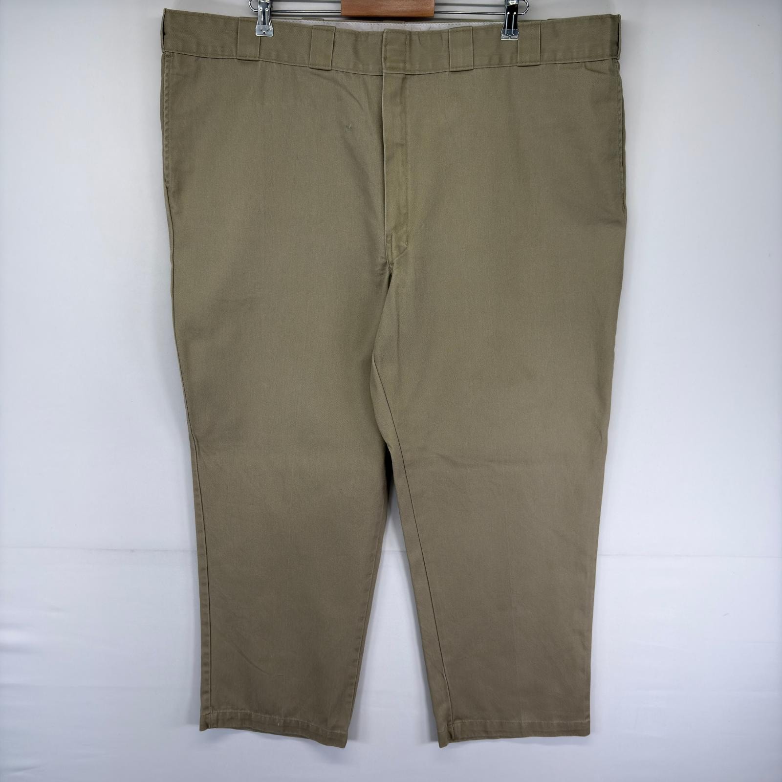 古着 ディッキーズ Dickies パンツ 874 大きいサイズ ストレート ジッパーフライ センタープレス W50 L36  ベージュ系 メンズ