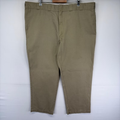 古着 ディッキーズ Dickies パンツ 874 大きいサイズ ストレート ジッパーフライ センタープレス W50 L36 ベージュ系 メンズ