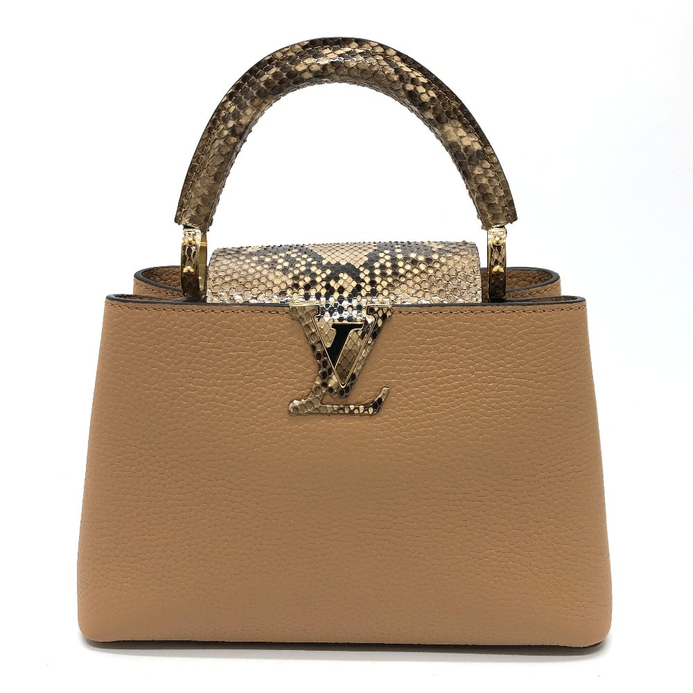 ルイヴィトン LOUIS VUITTON カプシーヌ BB N80741 2WAY カバン ハンドバッグ トリヨンレザー ブラウン 未使用