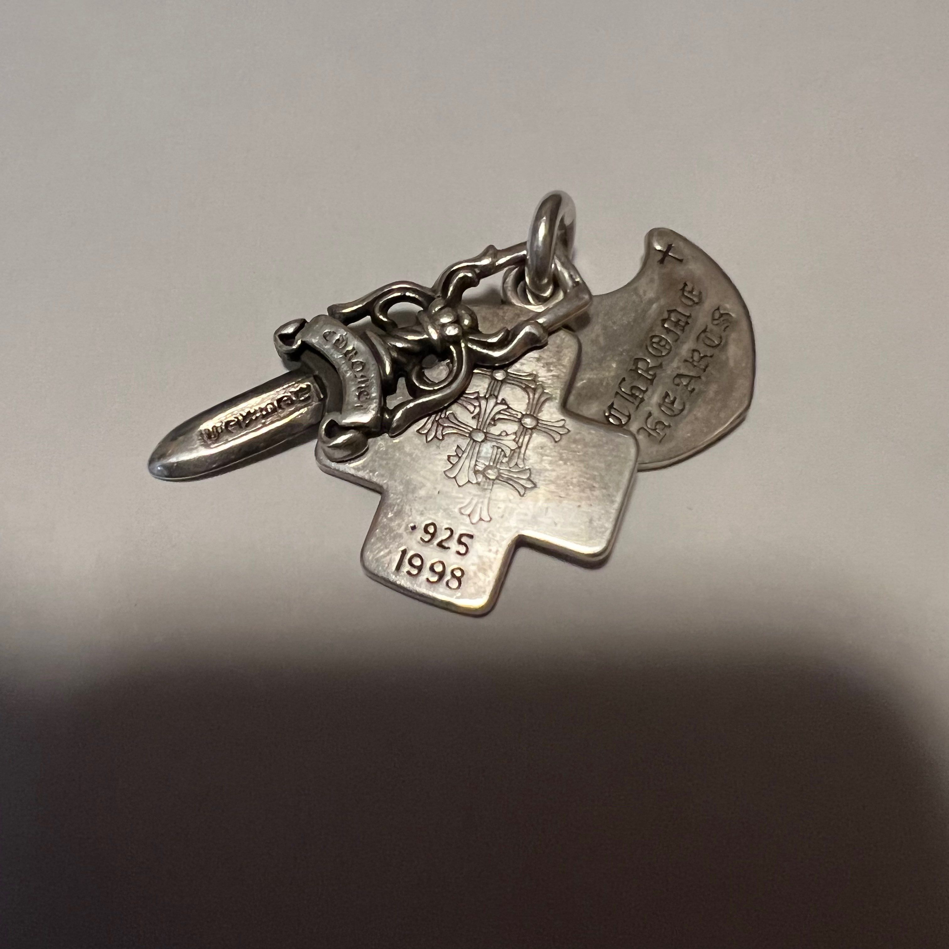 Chrome Hearts 3 Trinket Pendant "Silver"