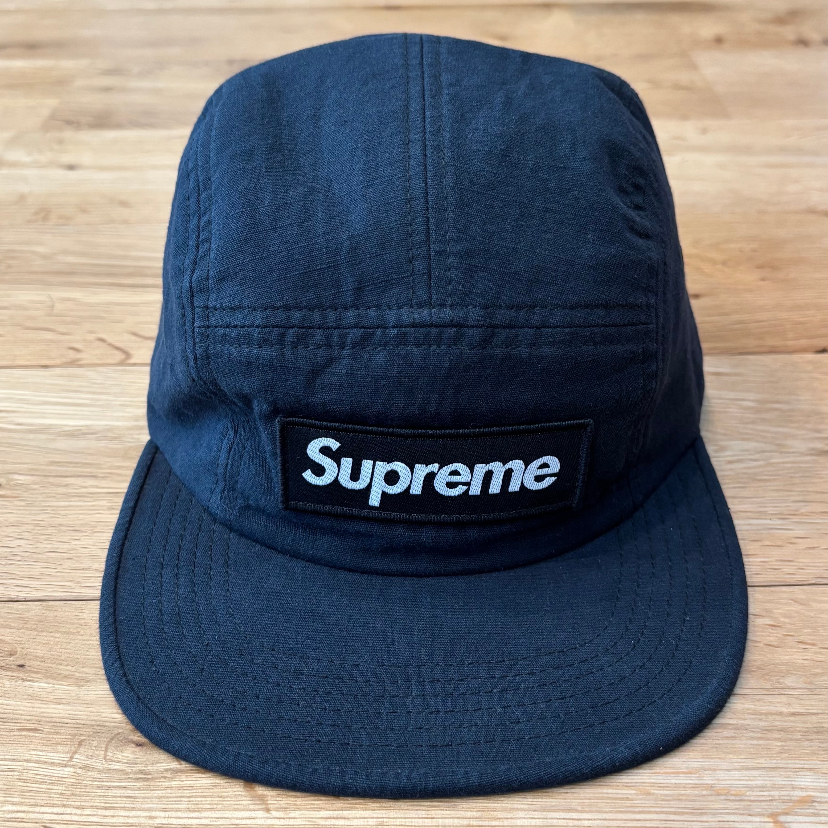 Supreme x GOODENOUGH Crushed Rayon Camp Cap 