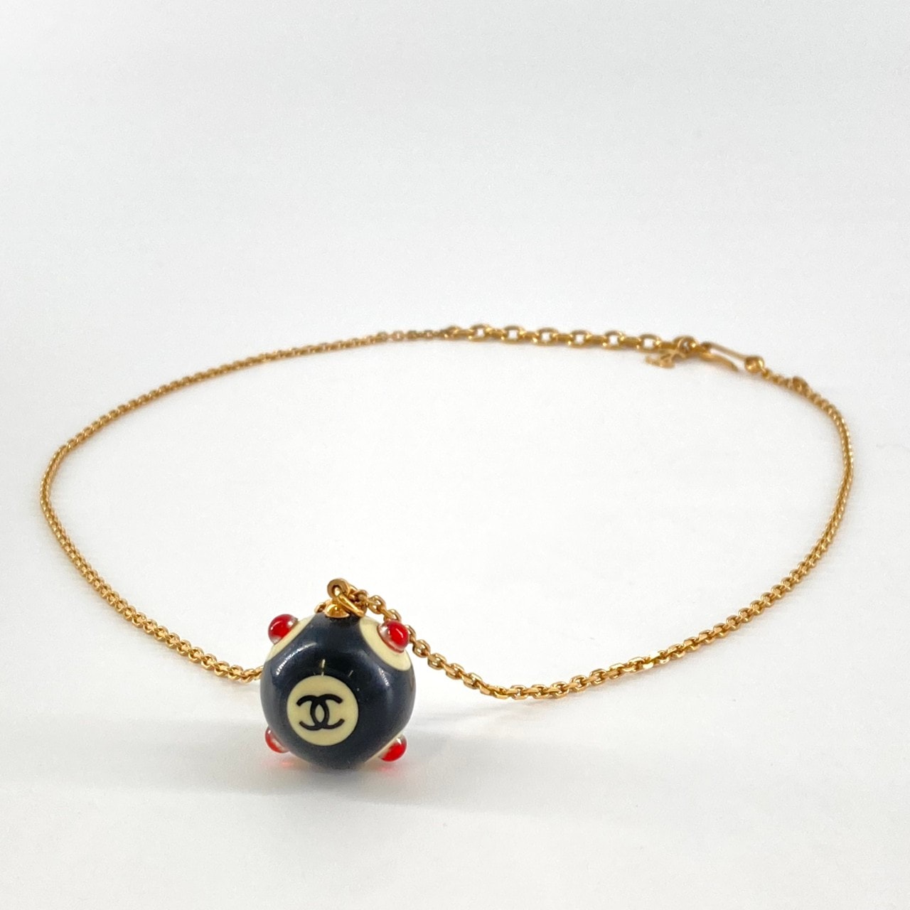 CHANEL(シャネル) ビリヤードボール 02□A ヴィンテージ ネックレス ゴールド