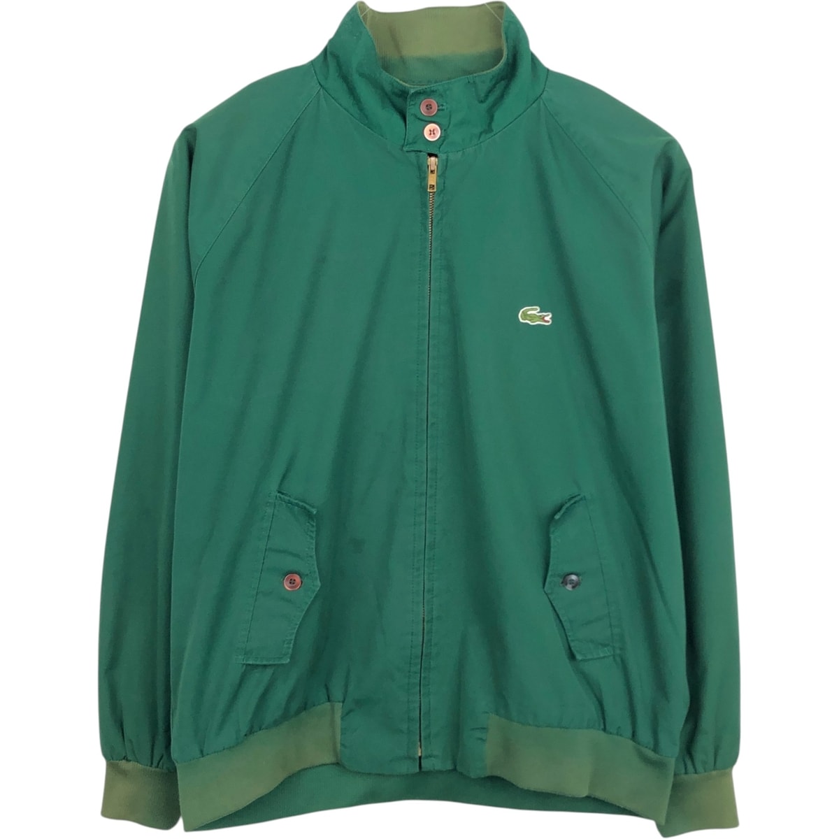 古着 70年代 ラコステ LACOSTE IZOD ハリントンジャケット スイングトップ メンズXL相当 ヴィンテージ/rab181129