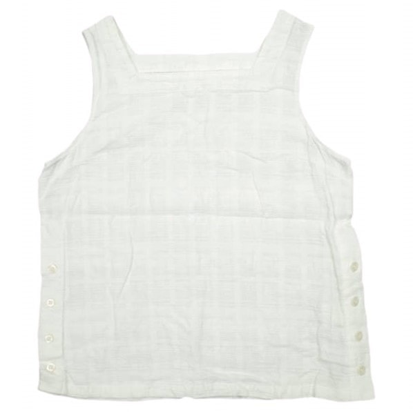 FWK by ENGINEERED GARMENTS エフダブリューケー エンジニアードガーメンツ アメリカ製 コットンガーゼ ノースリーブトップ 1 WHITE キャミソール ブラウス タンクトップ トップス g13998