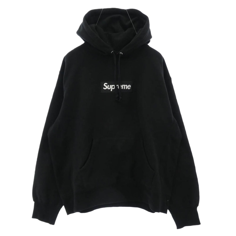 Supreme シュプリーム パーカー 23AW Box Logo Hooded Sweatshirt ボックスロゴ スウェットシャツ フーディー パーカー ブラック系 S【中古】