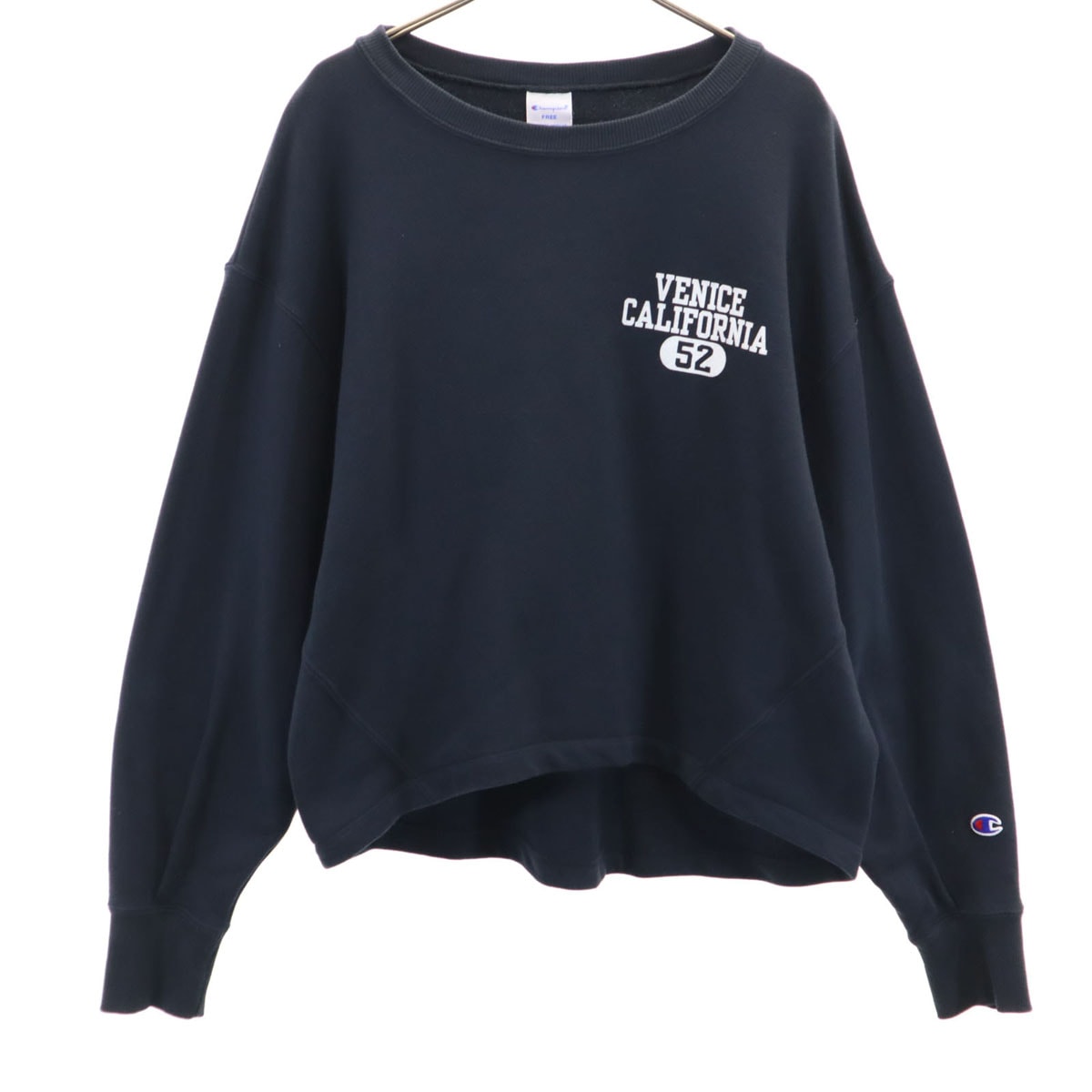 Champion チャンピオン 長袖 スウェット トレーナー F ネイビー