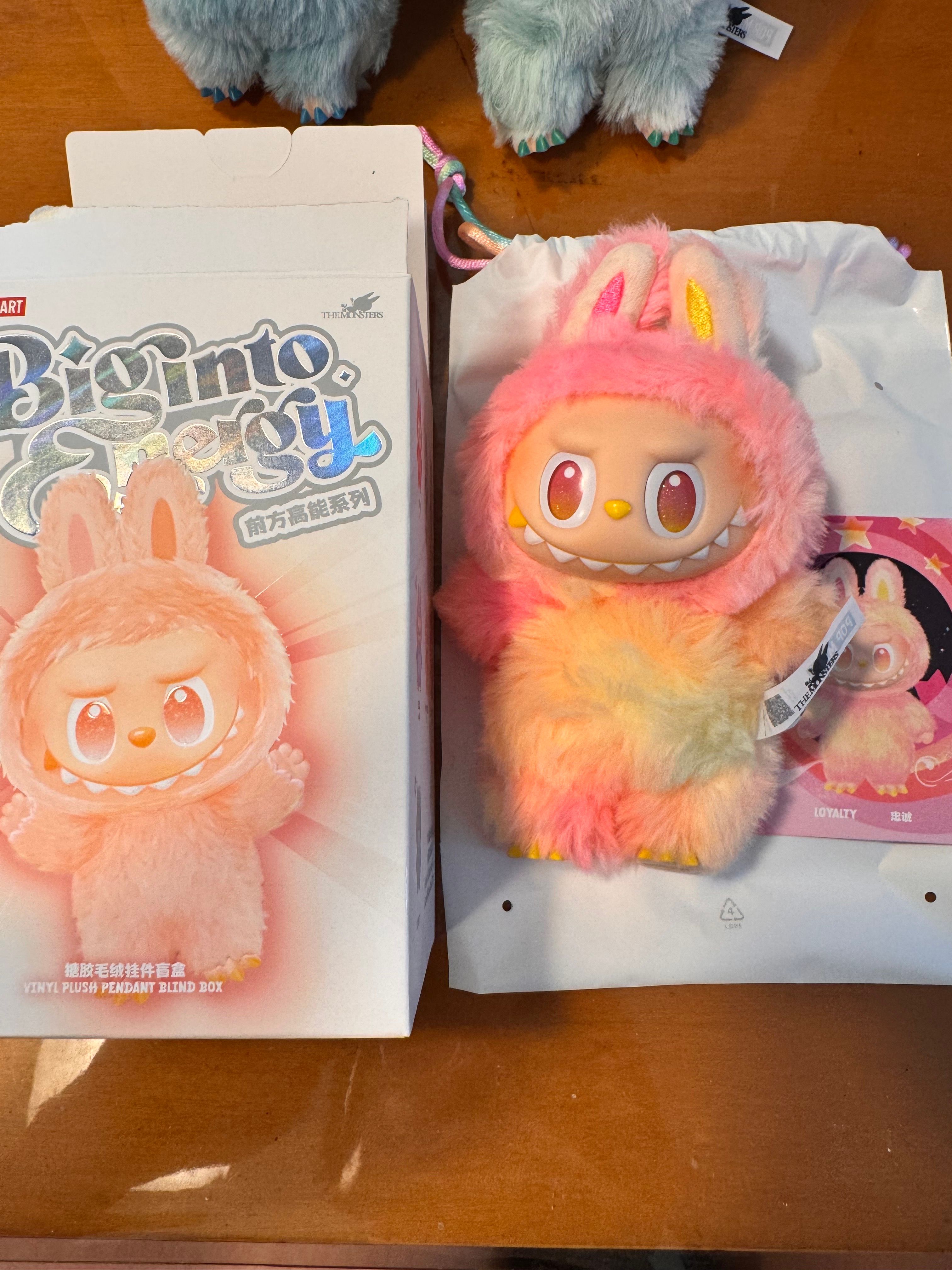 POP MART THE MONSTERS (LABUBU) Big into Energy Series Plush Pendant LOYALTY