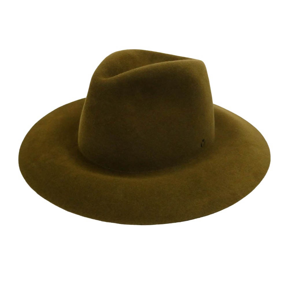 UNDERCOVER アンダーカバー KIJIMA TAKAYUKI キジマタカユキ 26AW UC2F4H01 HAT ラビットファー サークル 中折 ハット カーキ系 2/59cm【極上美品】【中古】