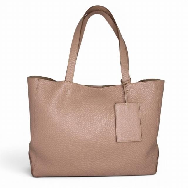トッズ TOD'S トートバッグ シボレザー ベージュ