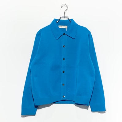 OUR LEGACY Evening Polo Performance Poly "Circuit Blue"