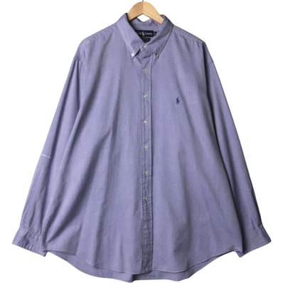 古着 ラルフローレン Ralph Lauren YARMOUTH 長袖 ボタンダウンシャツ メンズXXL相当/eaa573114