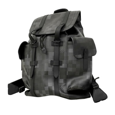 ★最終価格★SALE【6fa0792】ルイヴィトン リュック・デイパック ダモフラージュ クリストファーMM M14952 ブラック【中古】メンズ