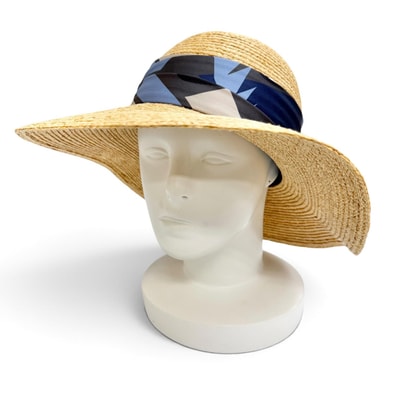 極美品 エルメス ハット SEA SURF AMD FUN 57 2992