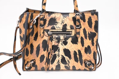 バレンシアガ ペーパー ミニ 2Wayバッグ レオパード柄