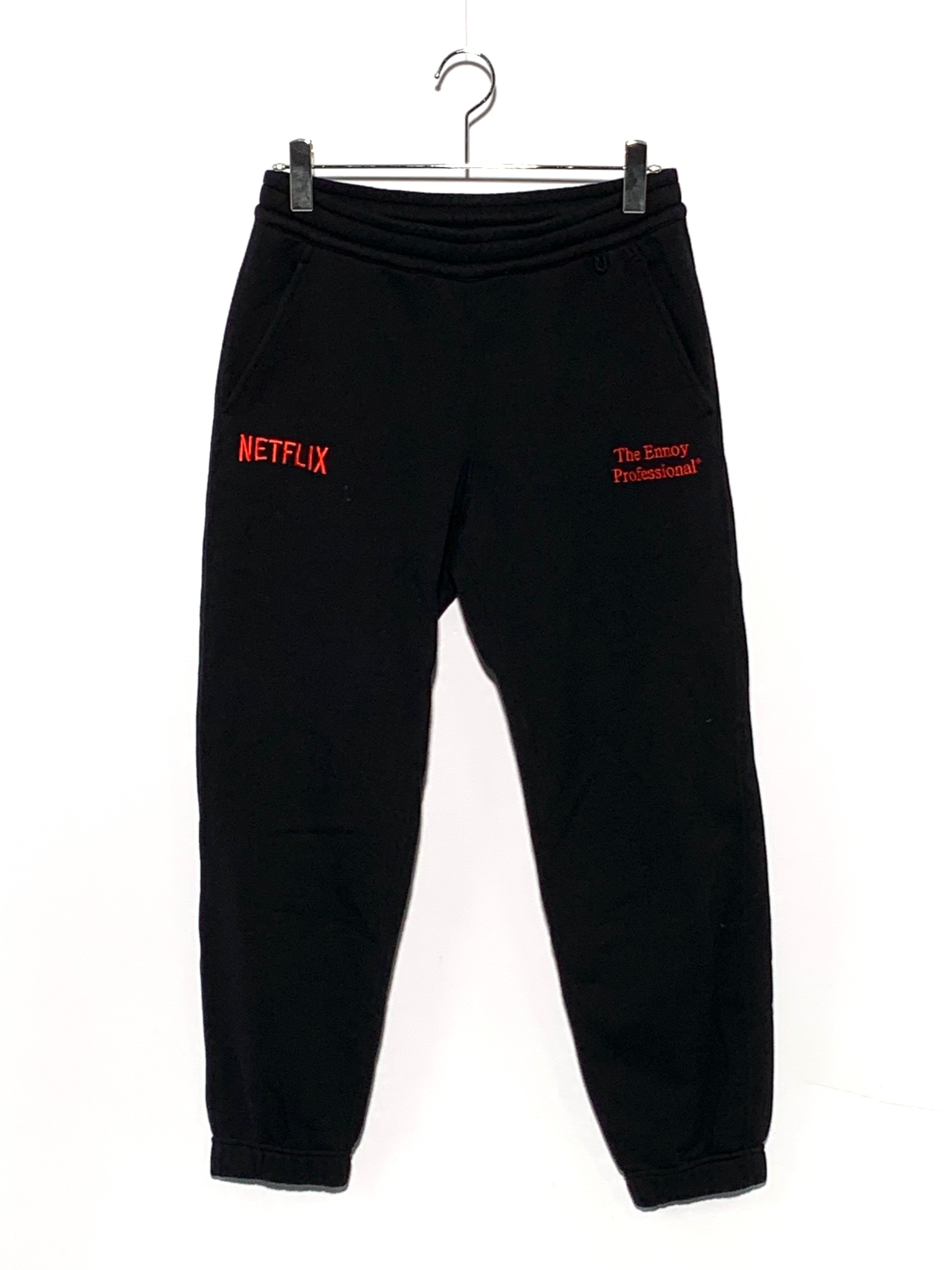 ENNOY Stylistshibutsu x Netflix 23AW Pants "Black/Netflix Red"