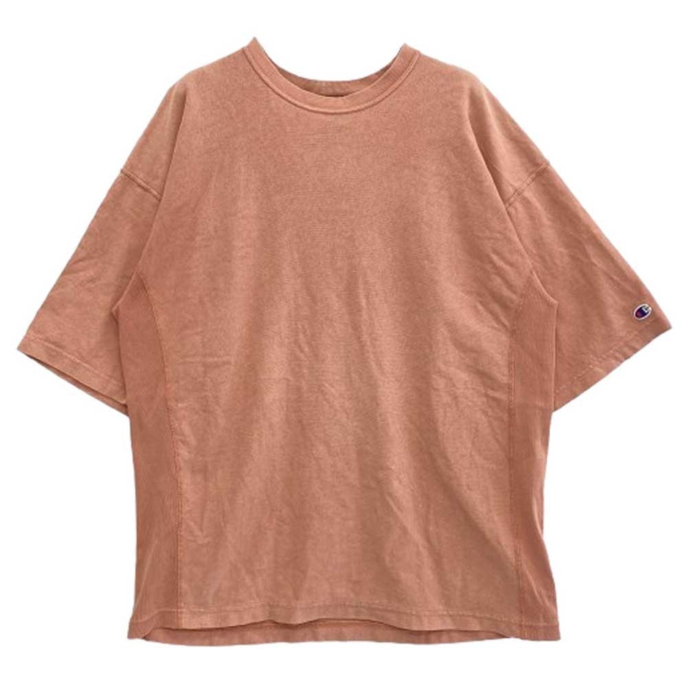 Champion チャンピオン Tシャツ C8-P327 monkey time モンキータイム別注 REVERSE WEAVE リバースウィーブ 半袖 クルーネック Tシャツ ピンク系 L【中古】