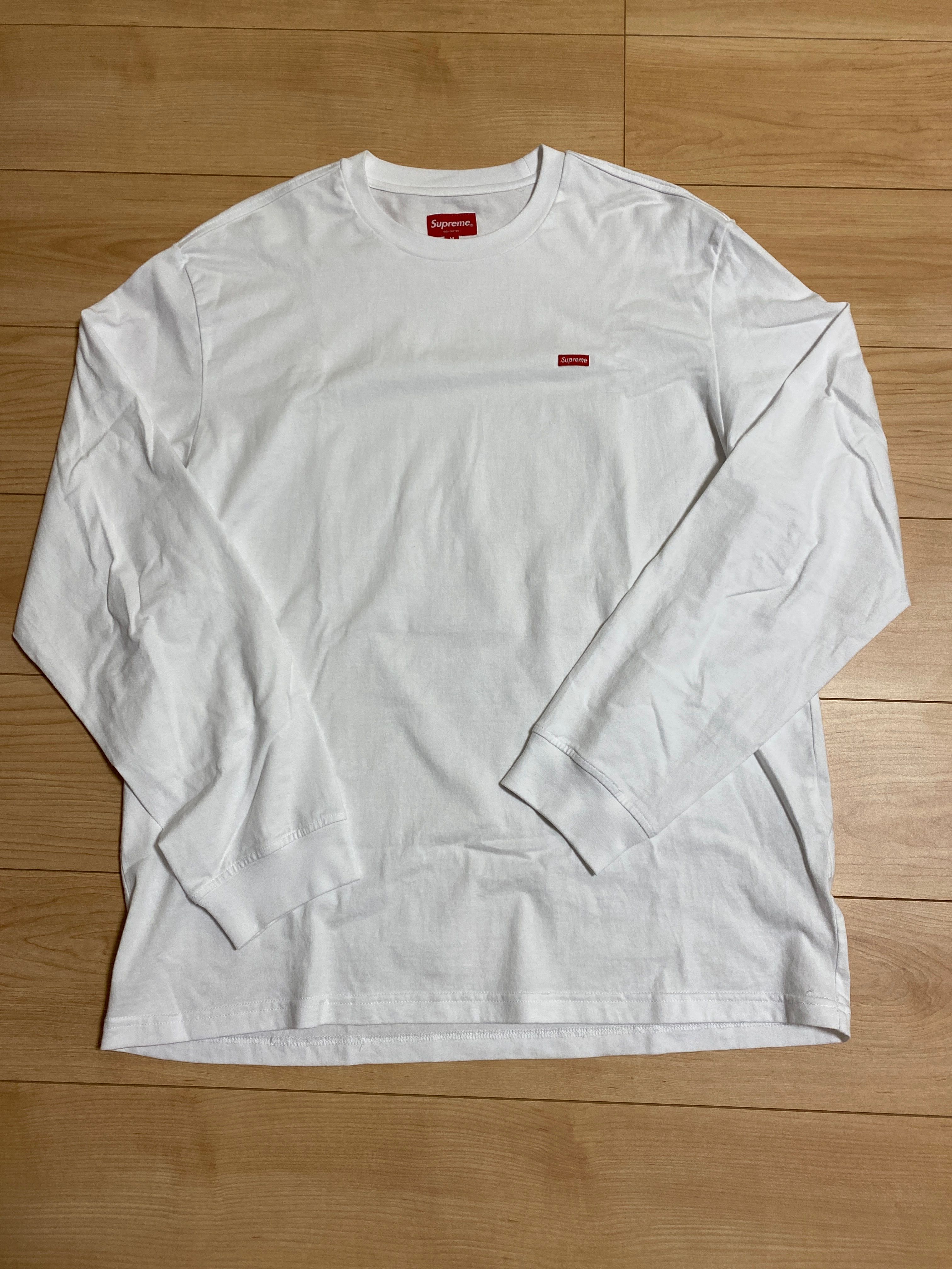 Supreme Small Box L/S Tee "White"(21SS)