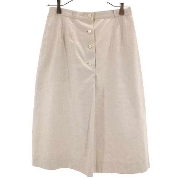 Burberrys バーバリーズ 90s オールド ミディ丈 フロントボタン スカート ベージュ系