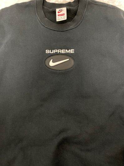 Supreme / Nike Jewel Crewneck "Black"