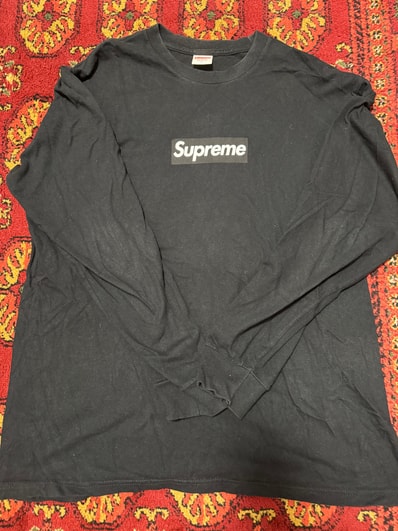 Supreme Box Logo L/S Tee "Black"