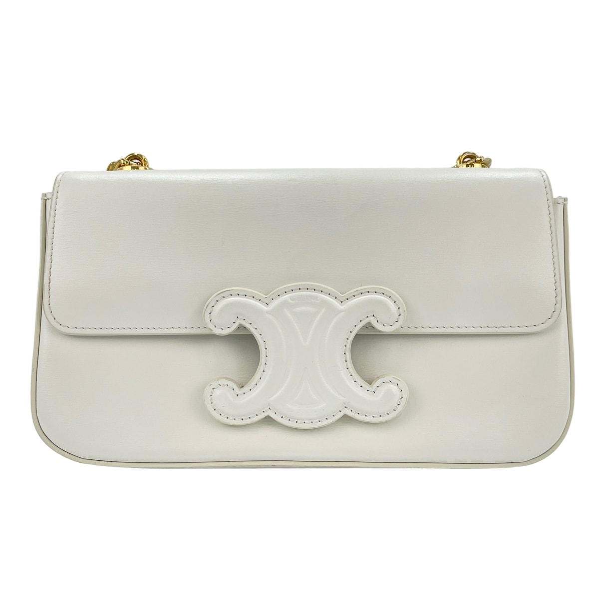 セリーヌ CELINE レザー ショルダーバッグ【中古】