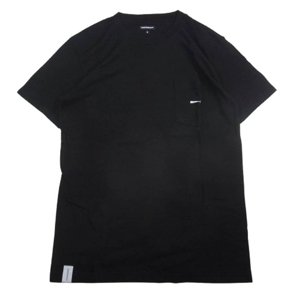 DESCENDANT ディセンダント Tシャツ クジラ刺繍 ポケット Tシャツ 半袖カットソー ブラック系 2【中古】