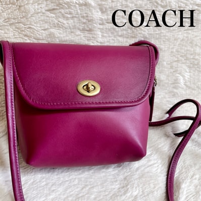 COACH コーチ 百貨店限定モデル ターンロック ショルダーバッグ