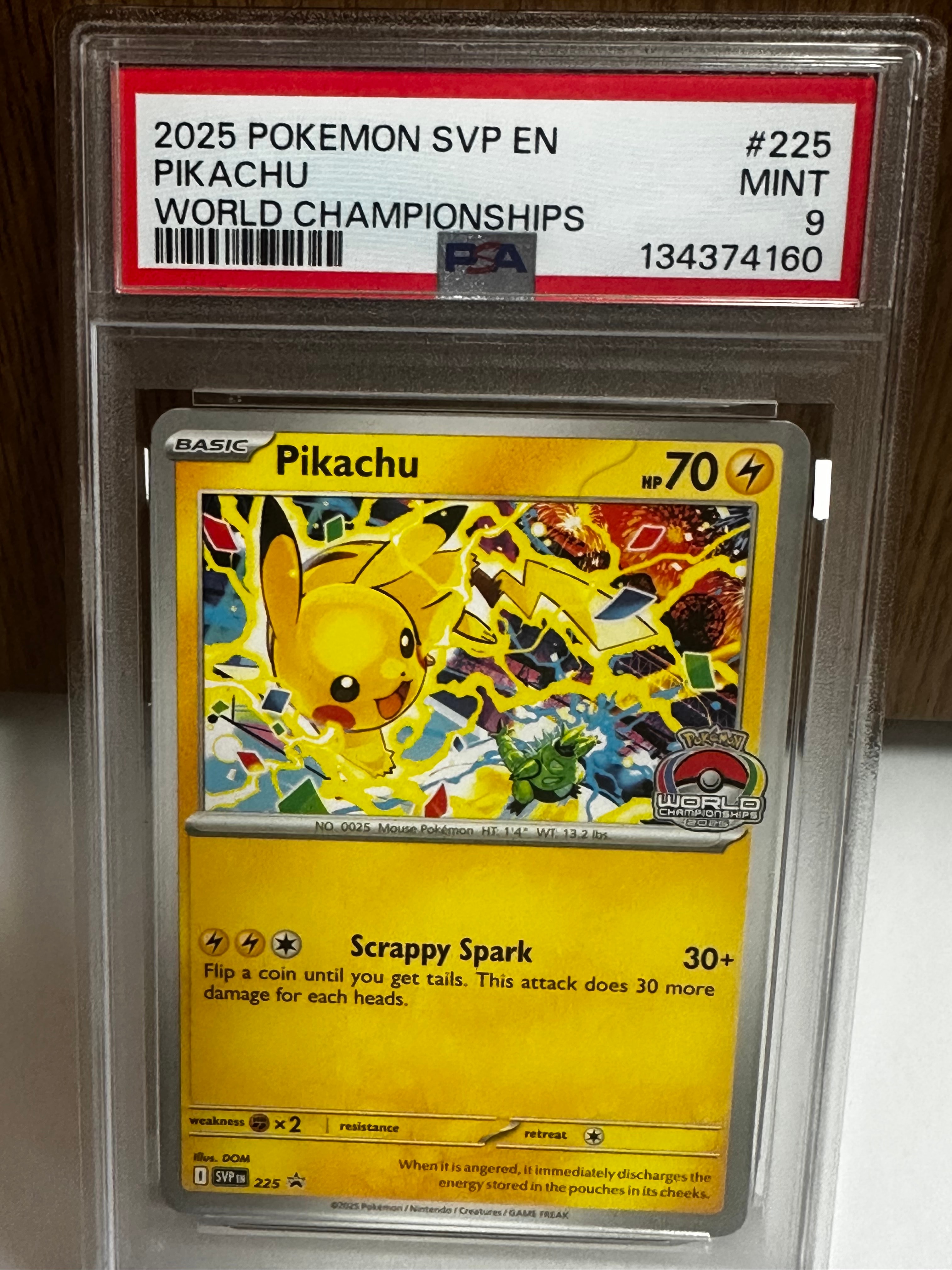 PSA9】ピカチュウ P [SVP EN 225]【英語版】(プロモーションカード