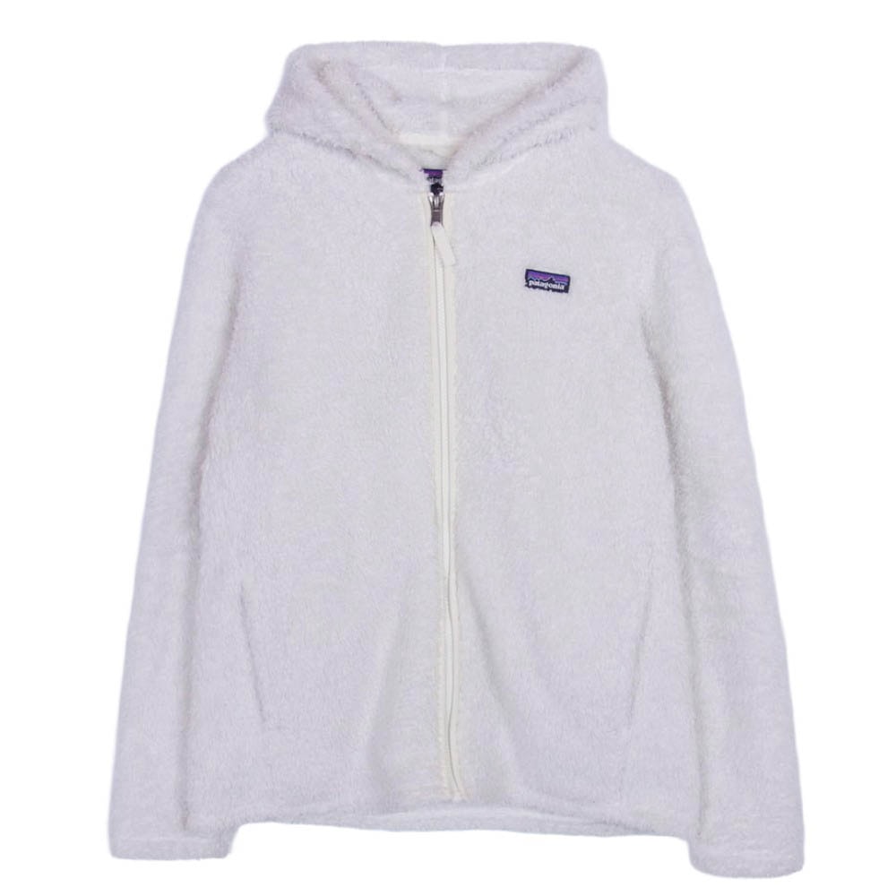 patagonia パタゴニア ジャケット 18AW 65485 Girls' Los Gatos Fleece Hoody ガール ロスガトス フリース ジャケット フーディ パーカー ホワイト系 XXL【中古】