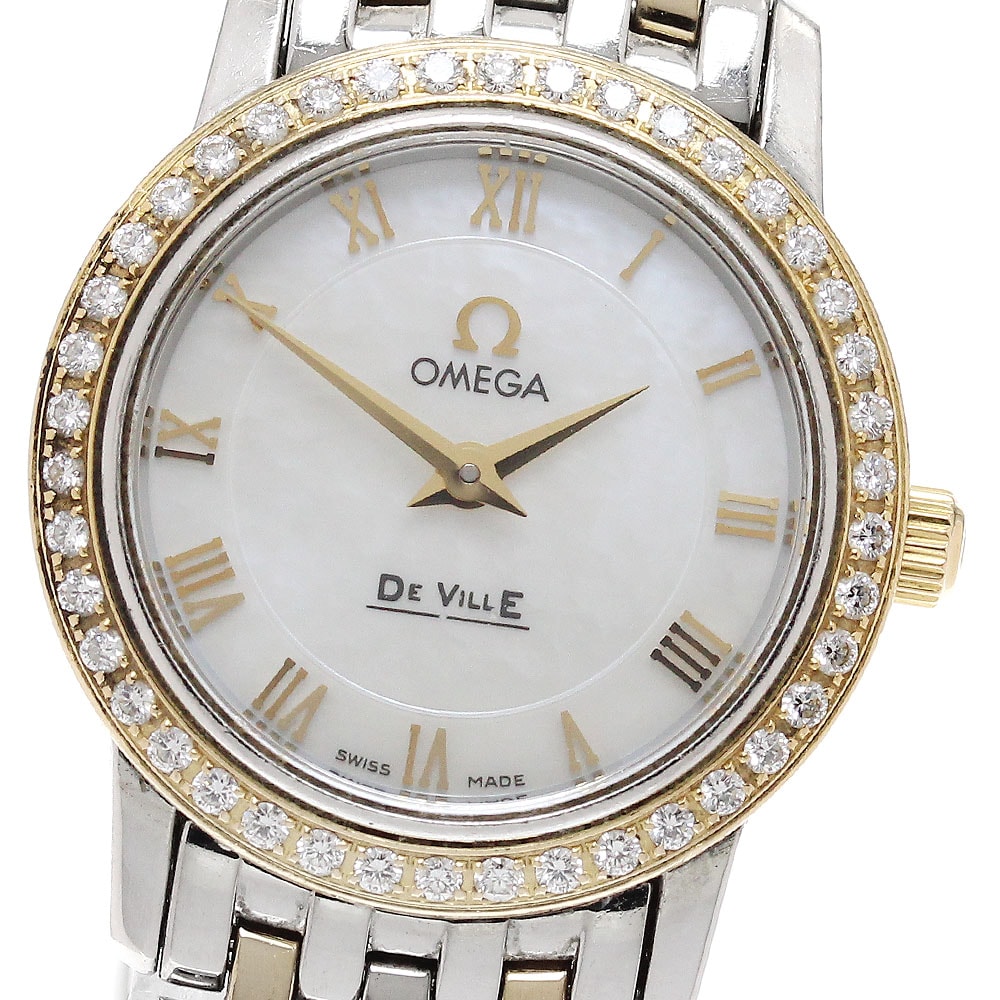 オメガ デビル プレステージ 4375.71 レディース 【中古】