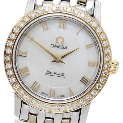 オメガ デビル プレステージ 4375.71 レディース 【中古】