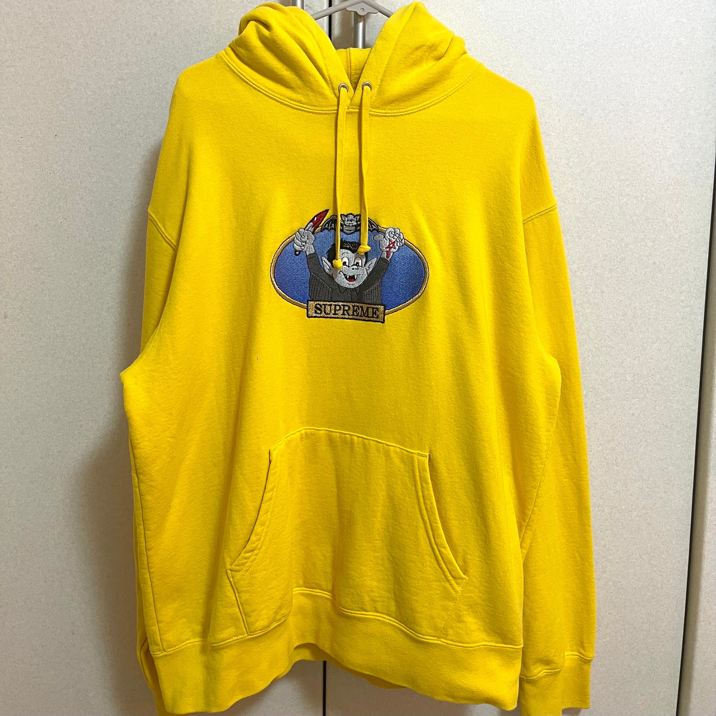 Supreme Vampire Boy Hooded Sweatshirt "Yellow"