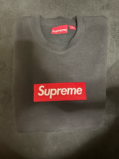 Supreme Box Logo Crewneck "Black" (22FW)