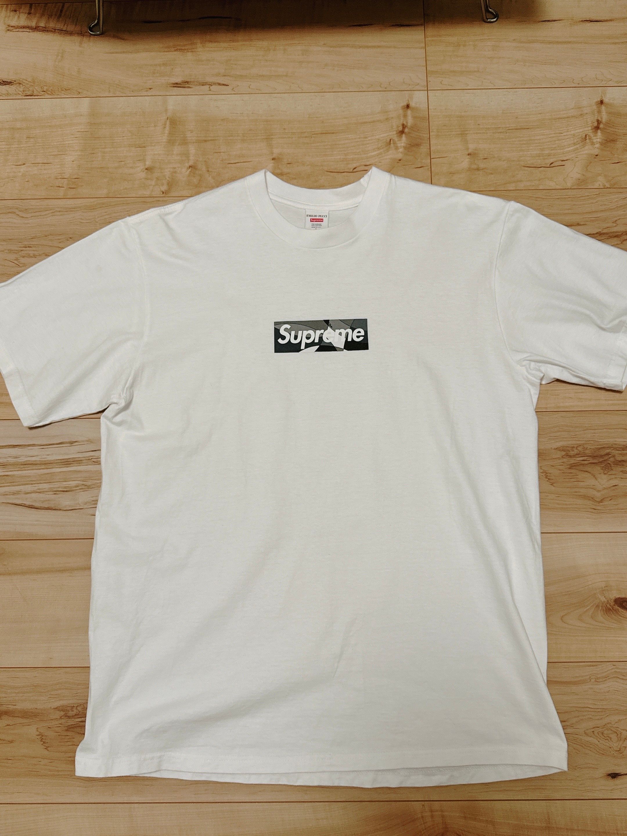 Supreme / Emilio Pucci® Box Logo Tee "White/Black"