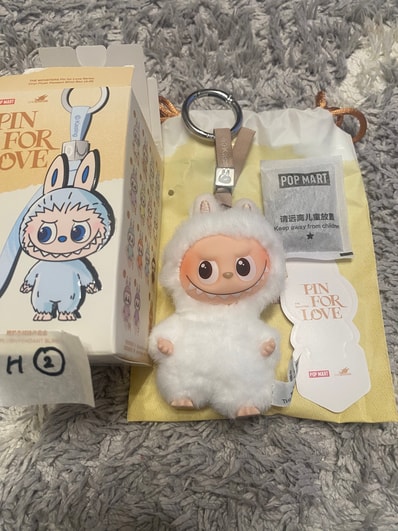POP MART THE MONSTERS (LABUBU) Pin for Love Series-Vinyl Plush Pendant (A-M) H