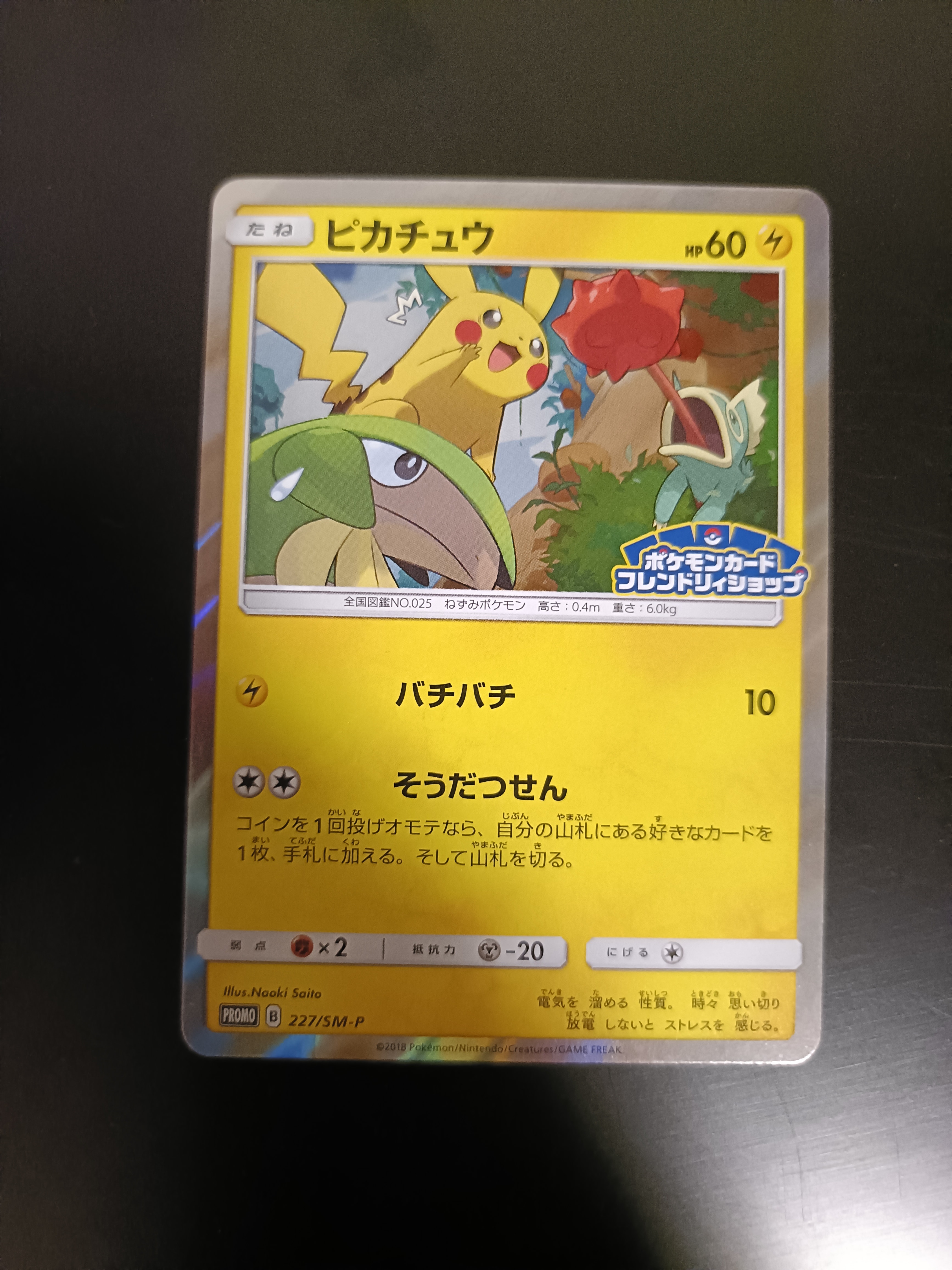 ピカチュウ P [SM-P 227](プロモーションカード「ポケモンカード