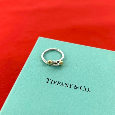 TIFFANY&Co. ティファニー ラブノット リング フック&アイ シルバー925 K18イエローゴールド リング・指輪 7号 シルバー
24476