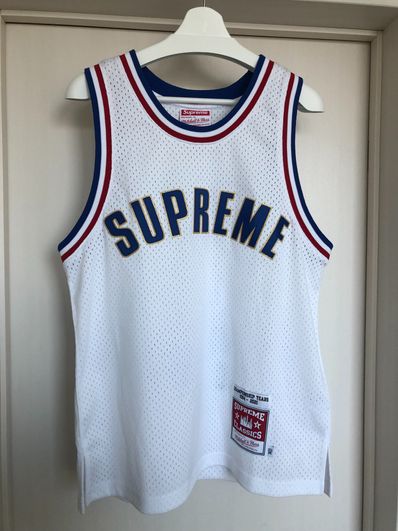Supreme / Mitchell & Ness® Basketball Jersey "White"