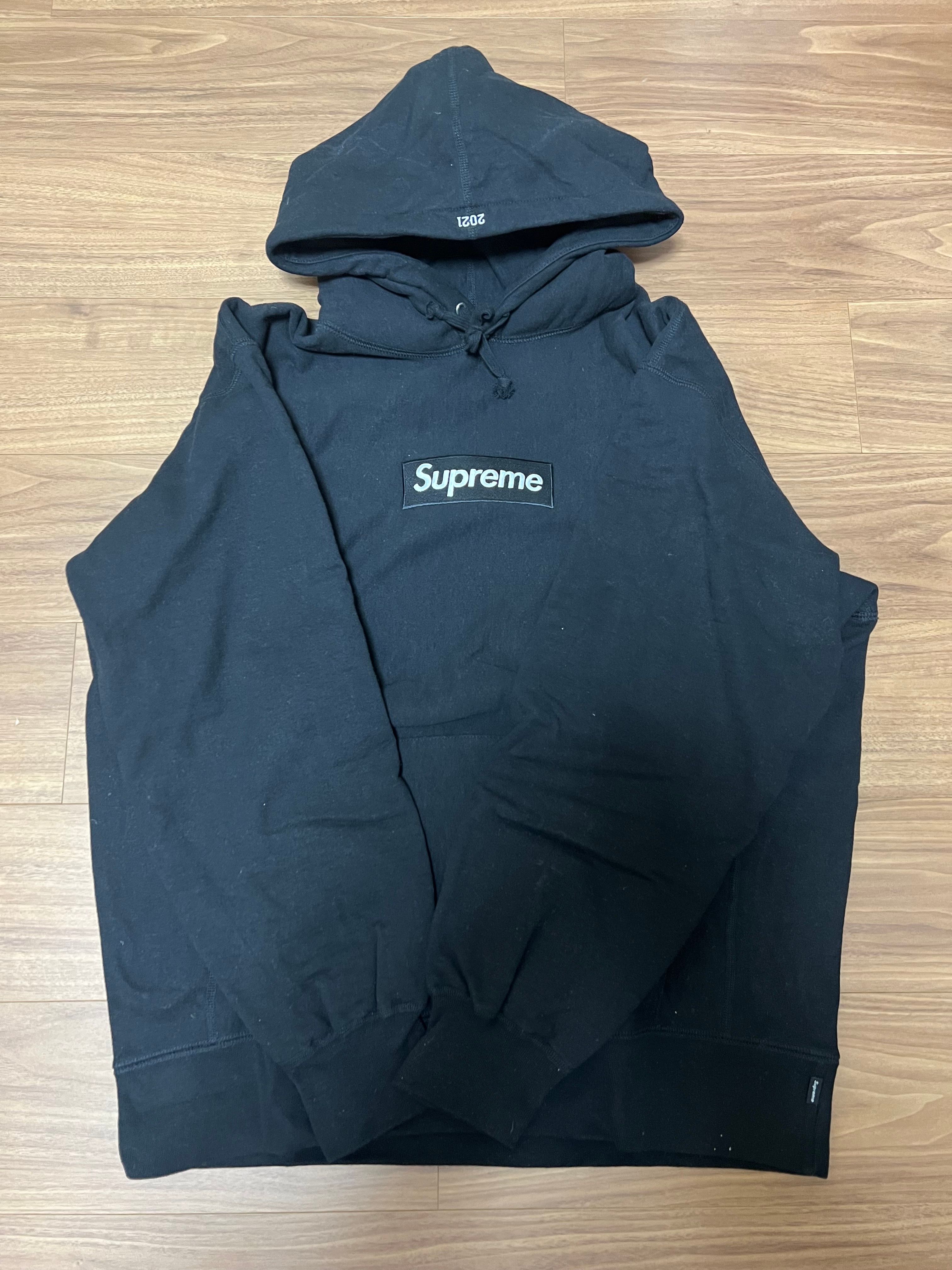 Supreme Box Logo Hooded Sweatshirt "Black" (21FW)