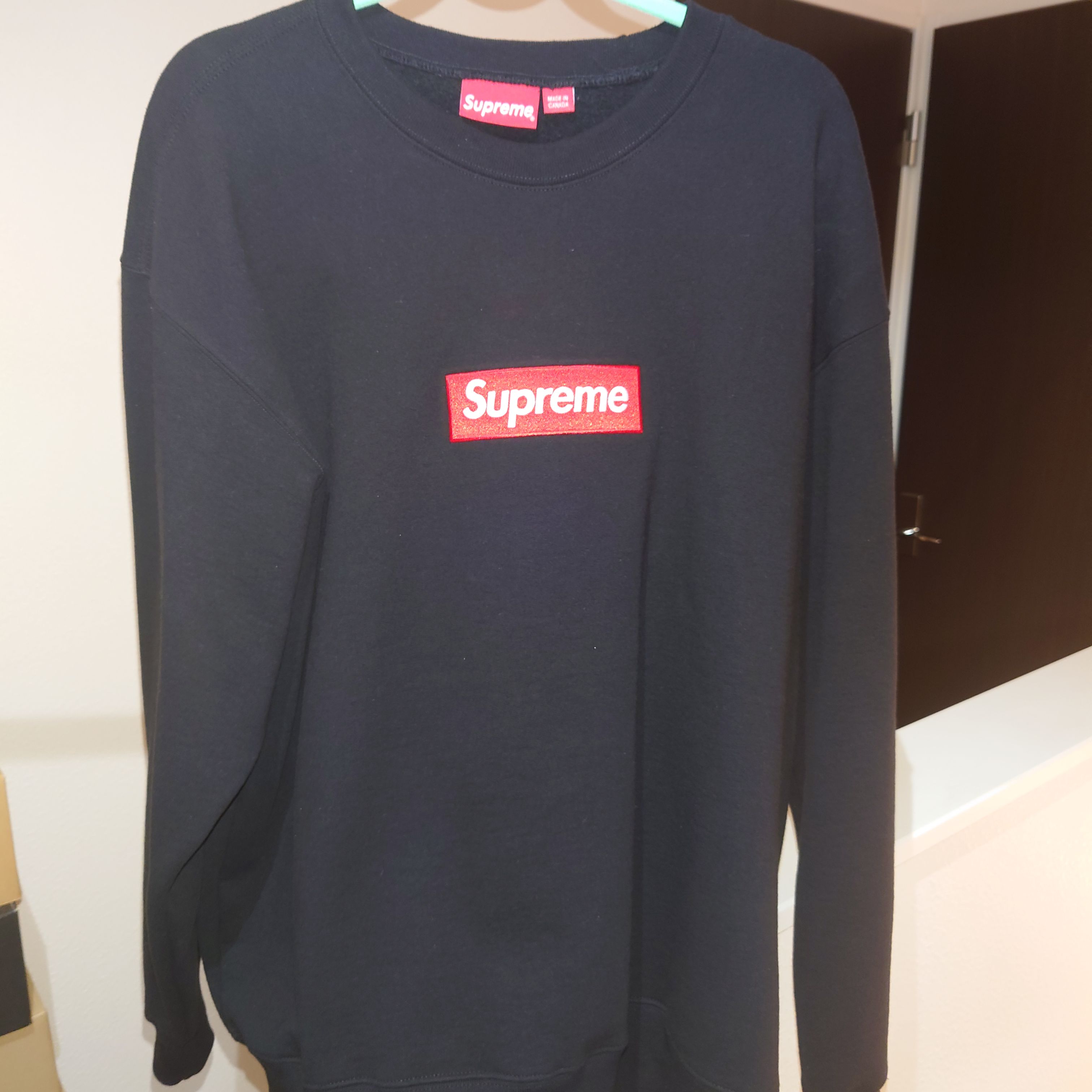 Supreme Box Logo Crewneck "Black" (22FW)