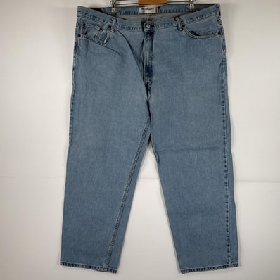 古着 リーバイス Levi's デニムパンツ 550 ジーパン テーパード 大きいサイズ ジップフライ ビッグサイズ 特大 w50 L30 ブルー メンズ