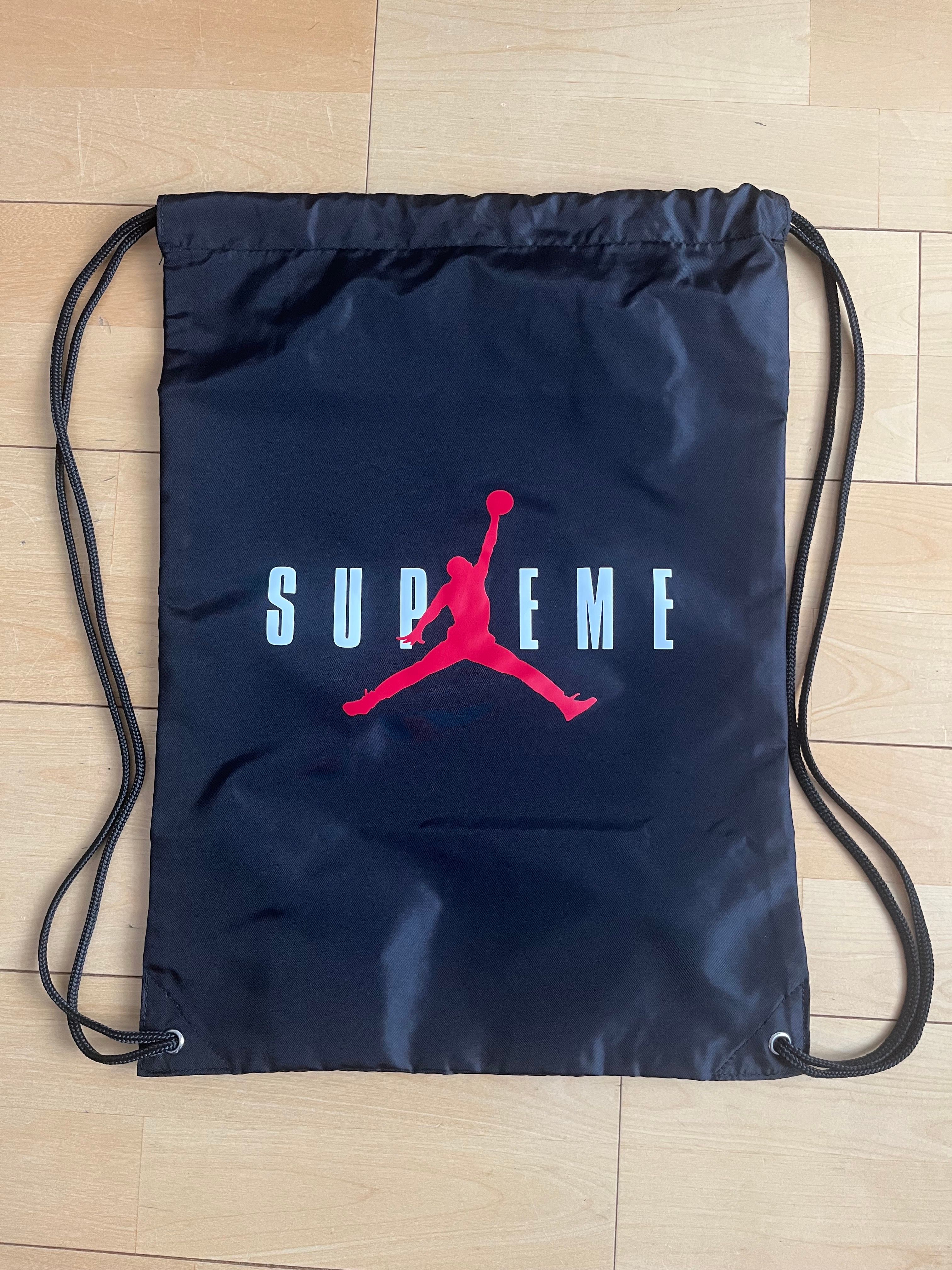 Supreme x Jordan Drawstring Bag 