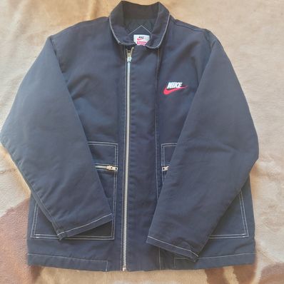 Supreme / NIKE® Double Zip Work Jacket "Black"