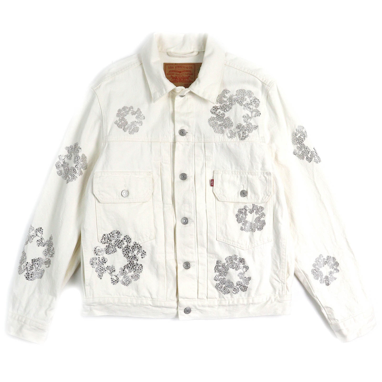 美品 リーバイス デニムティアーズ
デニムジャケット TYPE2 BUSTDOWN JACKET オフホワイト メンズ M