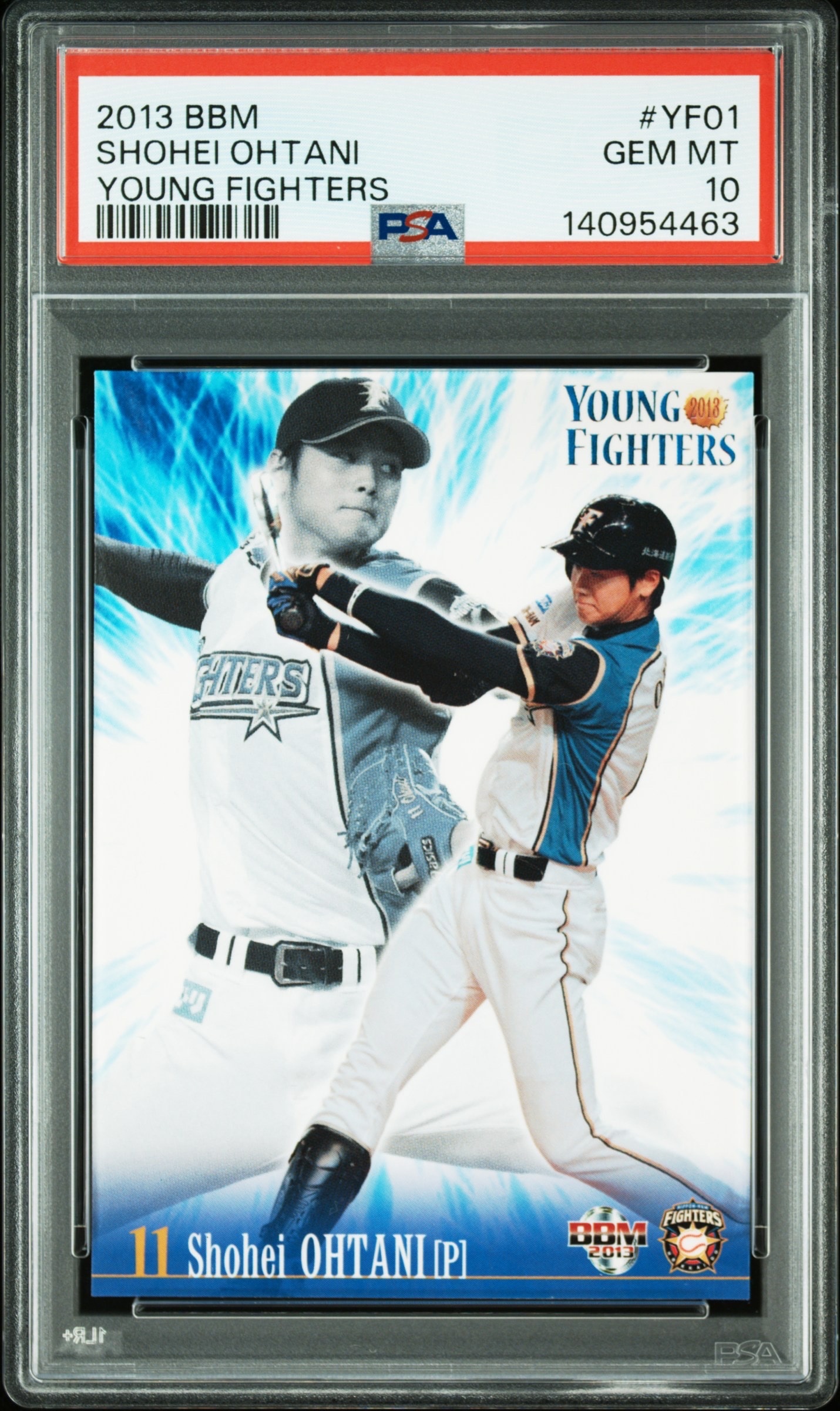 大谷翔平 [YF01](2013 BBM ヤングファイターズ)