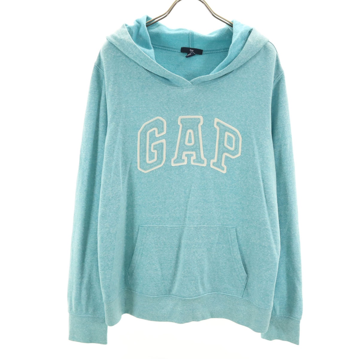 GAP ギャップ 長袖 パーカー M ブルー